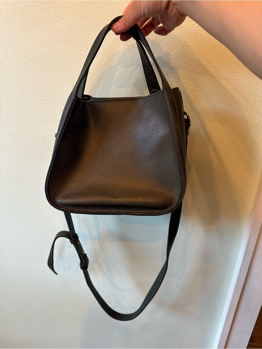Madewell the Sydney crossbody bag muted green